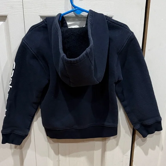 Carhartt Boys (3T) Black Zip-Up Hoodie - Picture 3 of 3